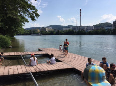 Sommertag am Rhein